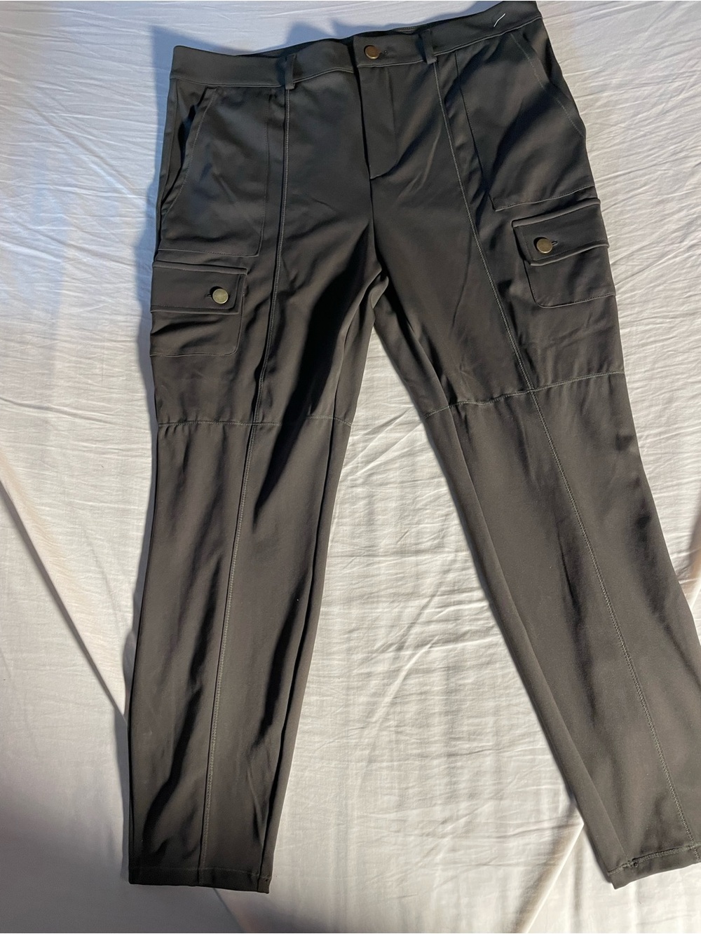 HALARA Black Cargo Trousers with Utility Pockets